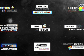 Bold Text Titles / FCPX 51006220