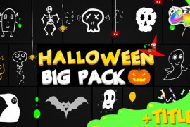 Halloween Party Elements And Titles | FCPX 24944105
