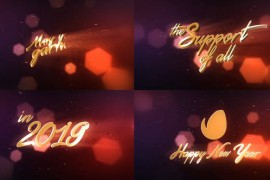 New Year Wishes | 3D Logo Text 18940904