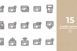 Credit Card Icon Premiere Pro 50282519