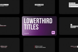 Lowerthird Titles 05 for Premiere Pro 44283977