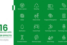 Automation Technology Line Icons Pack 44473696