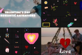 Valentine's Day Romantic Animations for Premiere Pro 43362187
