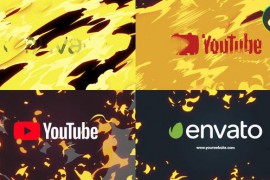 Cartoon Fire Logo Opener for DaVinci Resolve 51990595