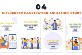 Social Media Influencer 2D Vector Character Instagram Story 48660562