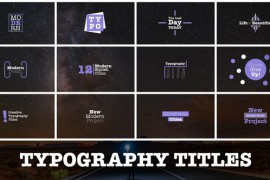 Typography Titles | FCPX & Apple Motion 48031911