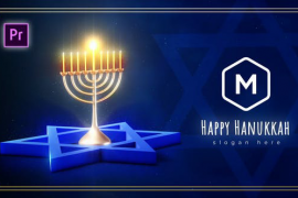 Hanukkah Festival Logo Reveal 49600973