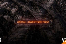 Digital Titles & Lower Thirds HUD 19412962