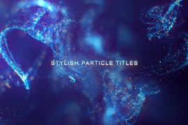 Stylish Particle Titles Mogrt 30781420