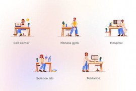 Care and Sports - Cartoon People Concepts 45848752