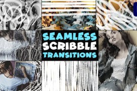 Seamless Scribble Transitions | Premiere Pro MOGRT 47218764