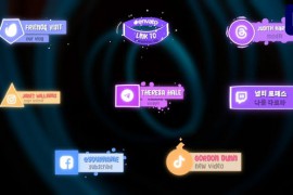 Social Media Liquid Lower Thirds for Premiere Pro 52634395