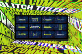 Glitch Commercial Titles | After Effects 50918850