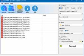 Free Download:VovSoft Speech to Subtitle Converter 2.2.0