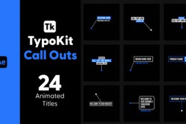 Typo Kit Call Outs Titles for After Effects 44526405