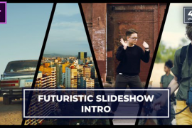 Futuristic Multiscreen Slideshow | Split Screen Opener MOGRT for Premier Pro 49791727