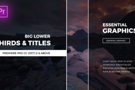 Big Lower Thirds & Titles I MOGRT 22683582
