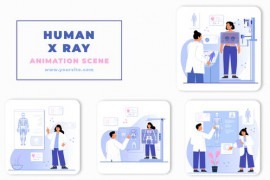 Human X Ray Animation Scene After Effects Template 46414249