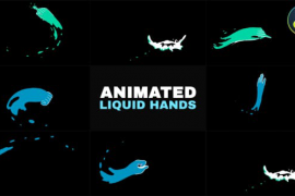 Animated Liquid Hands | DaVinci Resolve 52307799