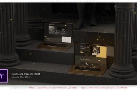 Golden Dust Laptop Mockup 45177864