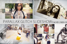 Parallax Glitch Slideshow 10324268