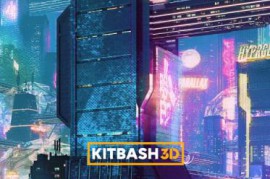 [3D Materials] KitBash3D - CyberPunk [3ds Max | Blender | Cinema 4D | Houdini | Maya | Unity | Unrea