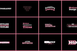 Typography Titles | Mogrt 47457272
