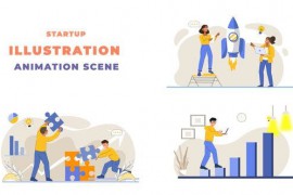 Business Startup Animation Scene 43395641