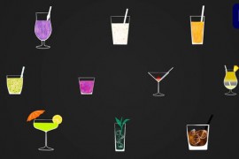 Cocktail Animated Stickers for Premiere Pro 51534179