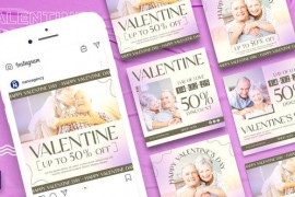 Happy Valentines Day Media Post For Premiere Pro 43043186
