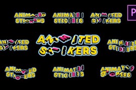 Animated Text Stickers - Premiere Pro 43237954