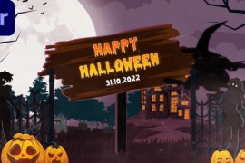 Happy Halloween Intro MOGRT 40492773