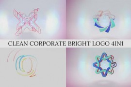 Clean Corporate Bright Logo 4in1 48559119