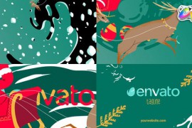 Santa's Reindeer Christmas Logo | FCPX 49553660