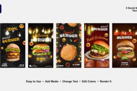 Delicious Burger Instagram Stories 52603645