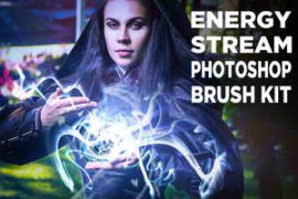 Free Download:Energy Stream Brush Resources