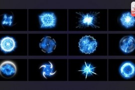 Energy Shockwave Explosions | Motion Graphics Pack 42951093