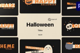 Halloween Titles for Premiere Pro Vol. 01 48476699