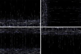 Abstract Blue Particle Streaks Background Pack 51082531