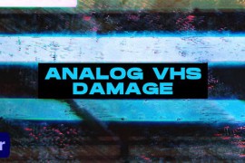 Analog VHS Damage Transitions | Premiere Pro 49267665