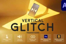 Vertical Glitch Transitions for After Effects 57702356