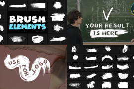 Hand Made Brush Elements | DaVinci Resolve 50892987