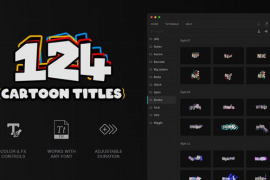 Cartoon Titles for Premiere Pro 48559118