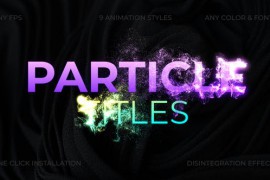 Particle Dissolve Titles 48998498