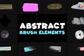 Abstract Brush Elements | FCPX 48542254