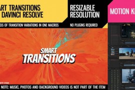 Smart Transitions for DaVinci Resolve 29829625