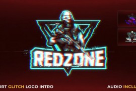 Short Glitch Logo Intro 25558565