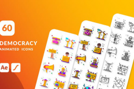 Democracy Animated Icons | After Effects 48746812