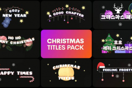 Christmas Titles | DaVinci Resolve 49982338