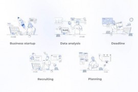 Business Startup - Blue and White Concepts 44422410